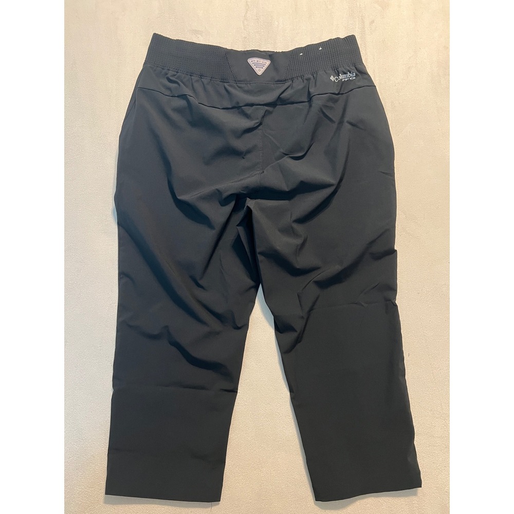 Columbia PFG Black Performance Fishing Gear Capri Pants Women Small XL